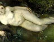 Pierre-Auguste Renoir - A Nymph by a Stream